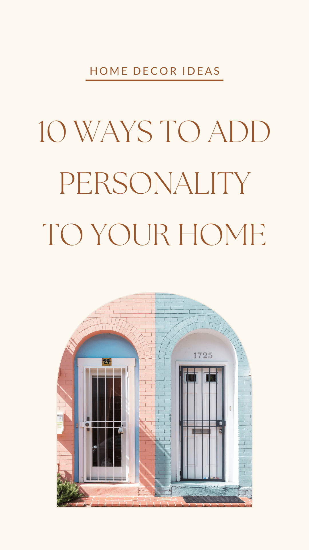 How to add your personality to your home